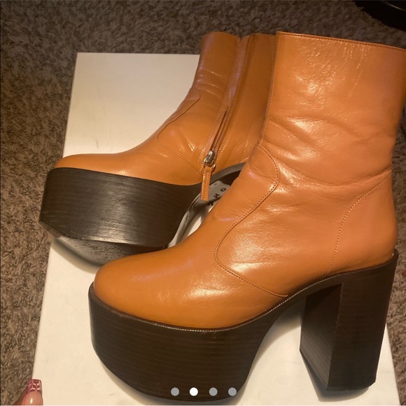 SIMON MILLER High Raid Boot in Toffee sz 38 - Picture 4 of 4